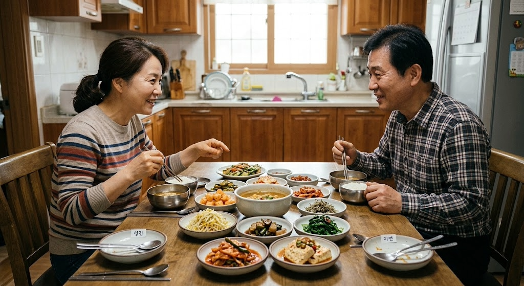 둘이 먹는 저녁상이 자꾸 남습니다